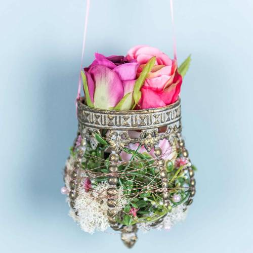 Floristik24 Koruna starozlatá Ø11cm H13cm