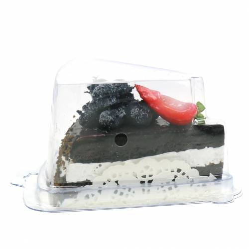 Floristik24 Umělý čokoládový dort 10cm