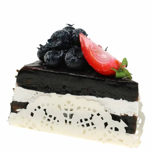 Floristik24 Umělý čokoládový dort 10cm