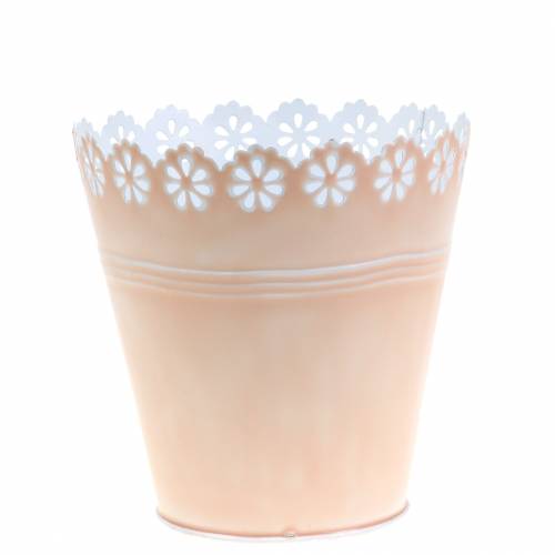 Floristik24 Květináč květinová ozdoba růžová Ø12,5cm V13,5cm