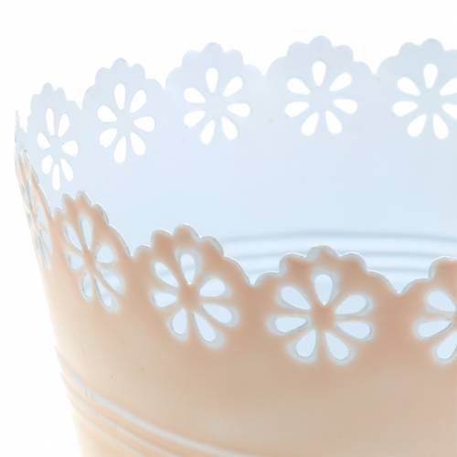 Floristik24 Květináč květinová ozdoba růžová Ø12,5cm V13,5cm