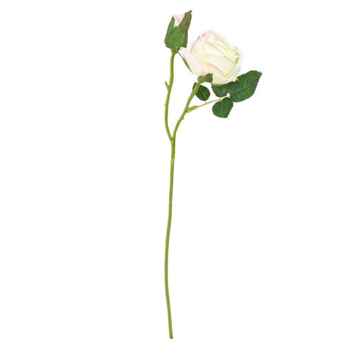 položky Umělé růže Umělé květiny Bunch Cream 36cm 12ks