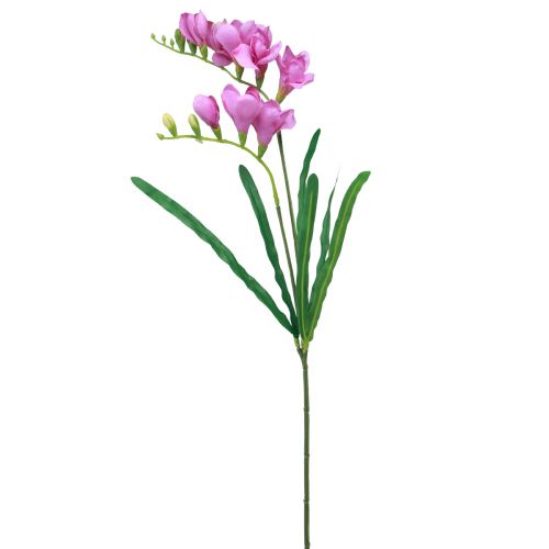 položky Umělé zahradní květiny frézie fialová 58cm