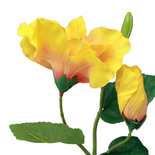 položky Umělé květiny Ibišek žlutý 62cm