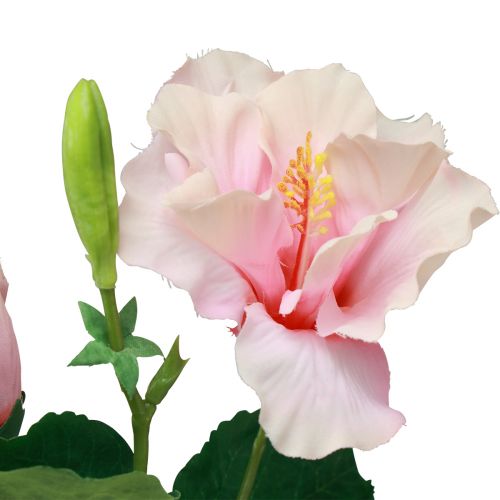 položky Umělé květiny Hibiscus Pink 62cm