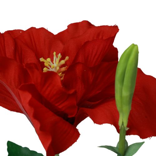 položky Umělé květiny Ibišek červený 62cm