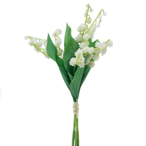 Floristik24 Umělá dekorace luční květy konvalinky 34cm 3ks