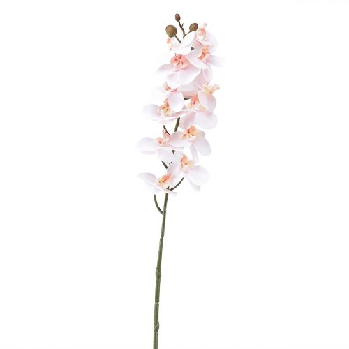 Umělá orchidej růžová Phalaenopsis Real Touch 58cm