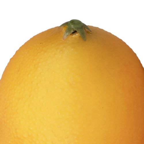 Floristik24 Umělé citronové dekorativní figuríny na jídlo oranžová 8,5 cm