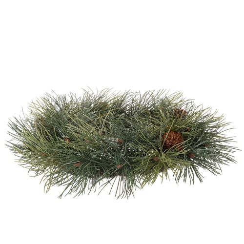 Věnec z umělých borovicových větví s kužely 60 cm | Floristik24.cz