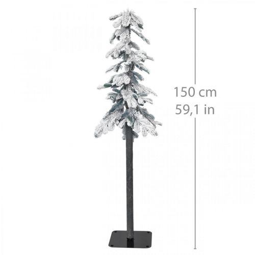 Floristik24 Umělý vánoční stromeček Snowed Deco Winter 150cm