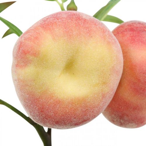 Floristik24 Umělá broskev větev 24cm deco broskev umělé ovoce