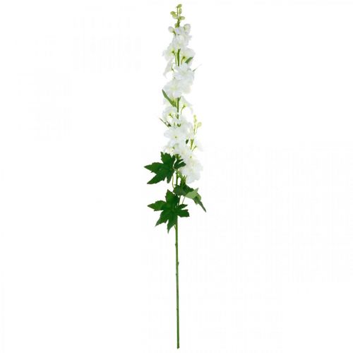 Floristik24 Umělé delphinium bílé delphinium umělé květiny hedvábné květiny 98cm