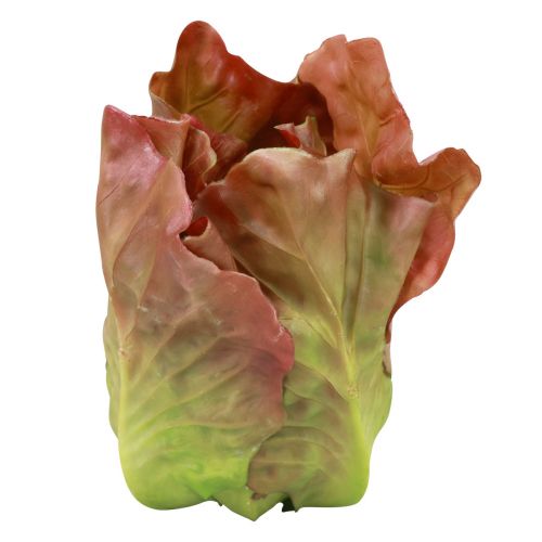 položky Umělý hlávkový salát potravinářský atrapa dekorativní zeleniny 14cm