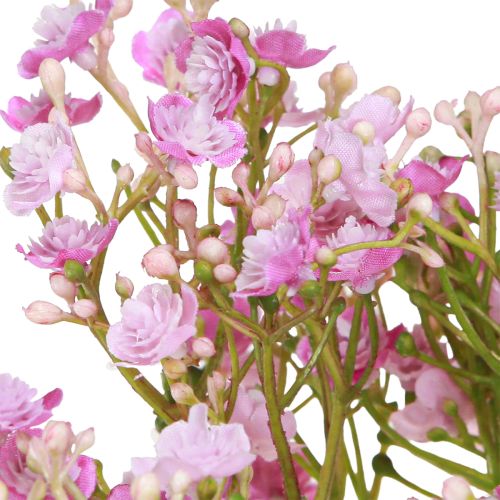 položky Umělá gypsophila sádrovec ve fialové barvě L68cm 4 ks