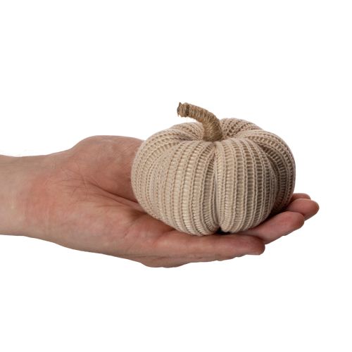 Dekorativní pletené dýně, podzimní dekorace, 10 cm, 6 kusů | Floristik24.cz