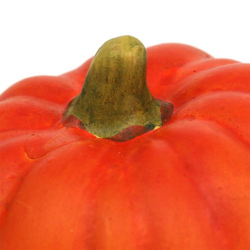 Floristik24 Dýně keramická oranžová Ø6cm V8,5cm