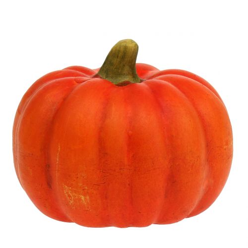 Floristik24 Dýně keramická oranžová Ø6cm V8,5cm