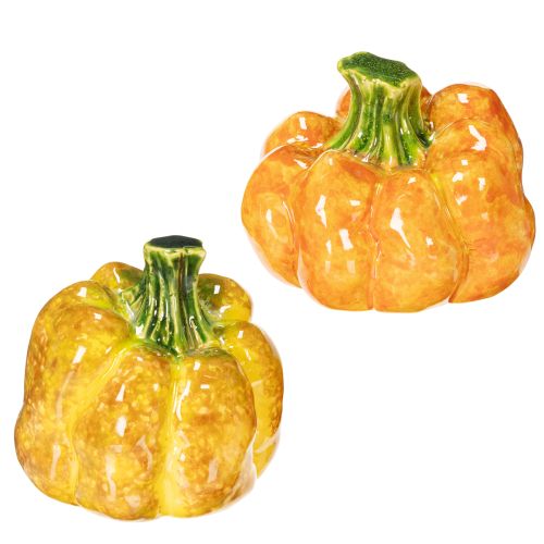 Figurka dýně na podzimní dekoraci stolu, podzimní dekorace, 10 cm, 2 kusy | Floristik24.cz