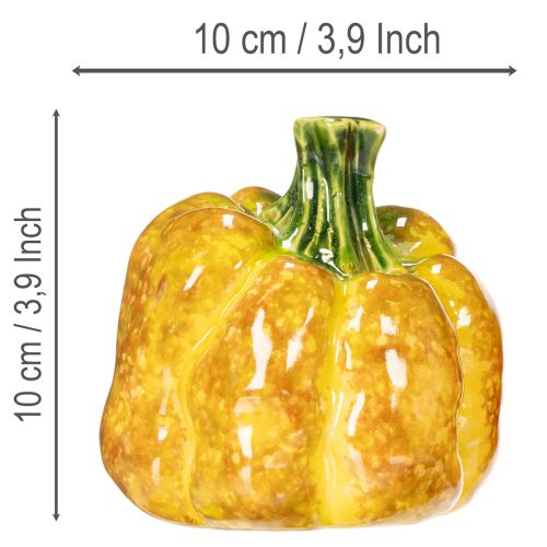 Figurka dýně na podzimní dekoraci stolu, podzimní dekorace, 10 cm, 2 kusy | Floristik24.cz
