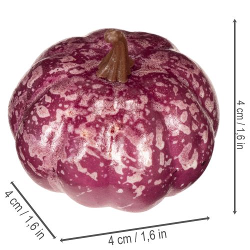 Sada mini dýňových dekorací, podzimní a halloweenské dekorace, různé barvy, 4 cm, 24 kusů | Floristik24.cz