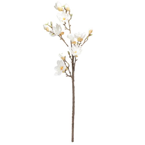 položky Umělý květ květy magnólie větve Ø2–10cm krémová L105cm