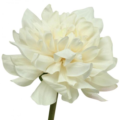 položky Umělá květina Dahlia White Umělá květina s poupatem V57cm