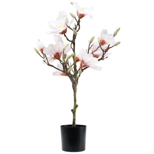 položky Umělá květina magnólie magnolie strom umělá růžová 74cm