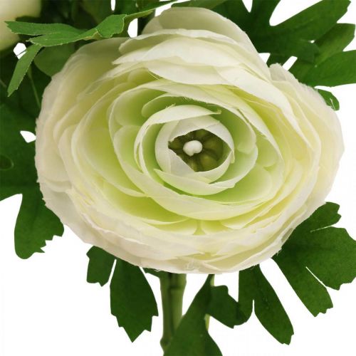položky Umělé květiny Ranunculus umělé zahradní květiny bílé 34cm