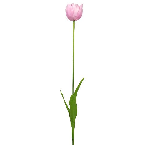Floristik24 Umělé květiny tulipány plněné stará růže 84cm - 85cm 3ks
