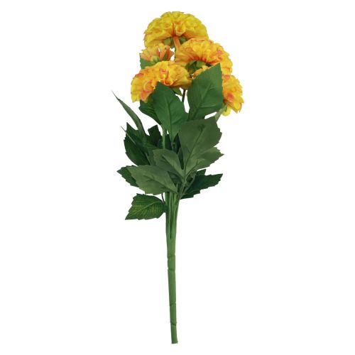 Floristik24 Dekorace umělé květiny, jiřiny umělé oranžové 50cm