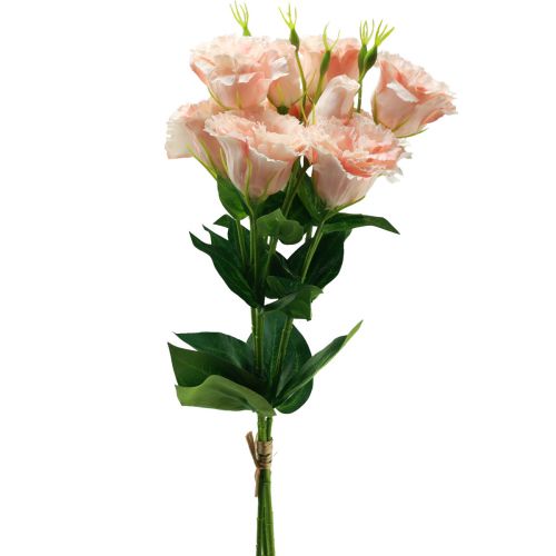 Floristik24 Umělé květiny Eustoma Lisianthus růžová 52cm 5ks
