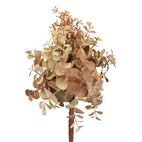Umělá eukalyptová kytice, dekorace z umělých květin s poupaty 30cm