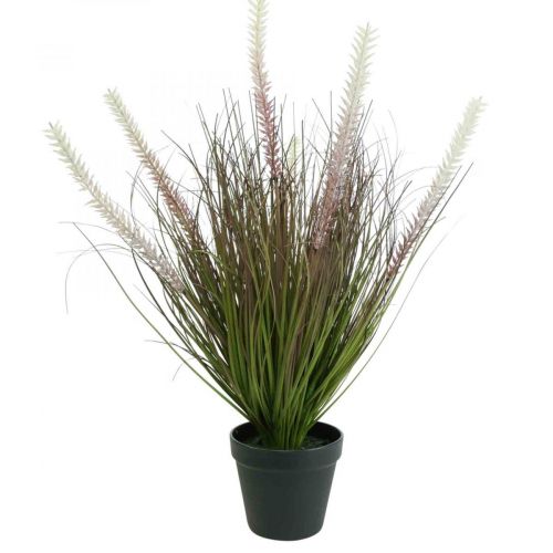 položky Umělá tráva v květináči Cibulová tráva umělá rostlina V57cm