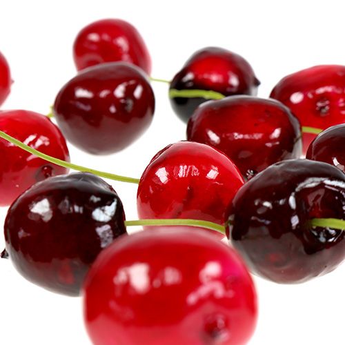 Floristik24 Umělé ovoce sladké třešně mix Ø2,5cm 24 ks