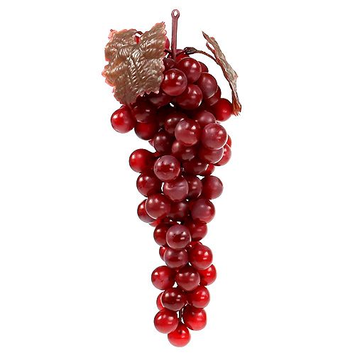 Floristik24 Umělé ovoce hrozny červené 22cm