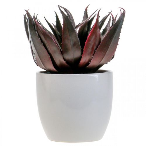 položky Umělá rostlina Aloe Vera v květináči Dekorativní rostlina zelená H20cm