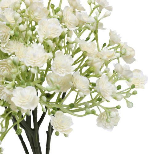 položky Gypsophila umělé květiny sádra bylina bílá L30cm 6 kusů v svazku