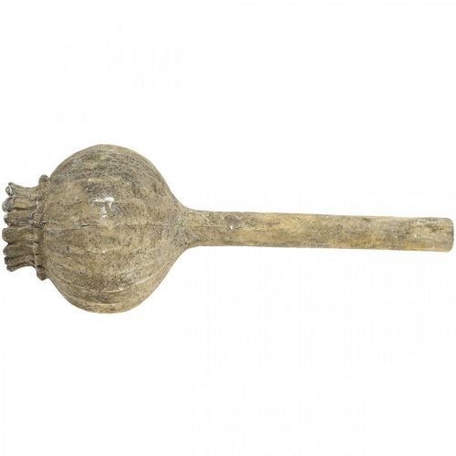 položky Umělý kámen deko mák starožitný deko hnědý Ø11cm 30cm