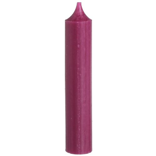 Floristik24 Krátké tyčinkové svíčky voskové svíčky v Berry 21×110mm 6 ks