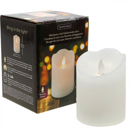 položky LED svíčka vosková svíčka svíčka LED vosková svíčky Ø7,5cm H10cm