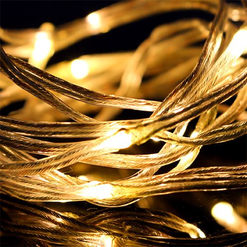 položky LED světelný řetěz 20 vnitřní 2m teplá bílá časovač na baterie