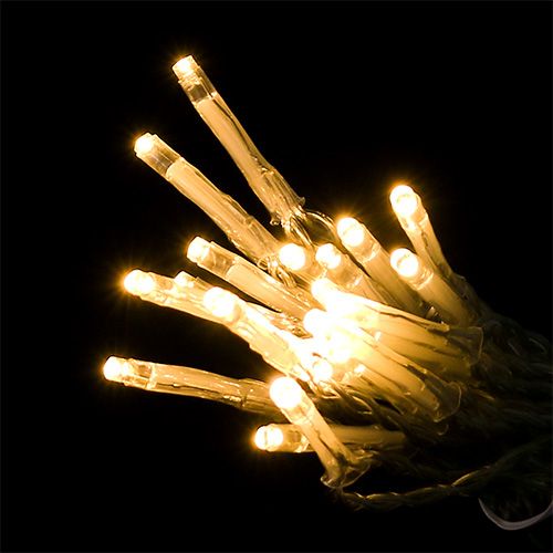 Floristik24 LED pohádková světla 20er 275cm s baterií teplá bílá