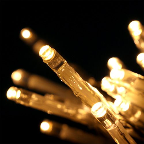 Floristik24 LED pohádková světla 20er 275cm s baterií teplá bílá