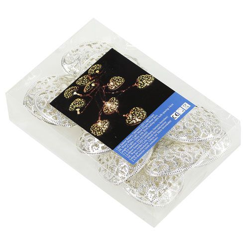 Floristik24 LED světelný řetěz ve tvaru srdce teplá / bílá 160cm