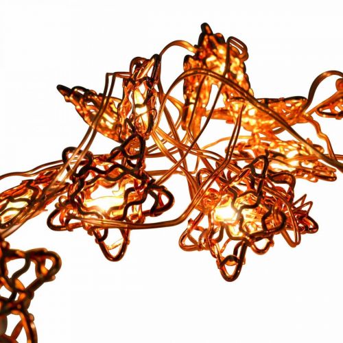 položky LED světelný řetěz hvězdy micro LED časovač uvnitř mědi 1,90m