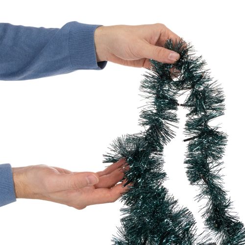 Vánoční girlanda z pozlátka s 60 LED diodami a časovačem, venkovní, 3 m | Floristik24.cz