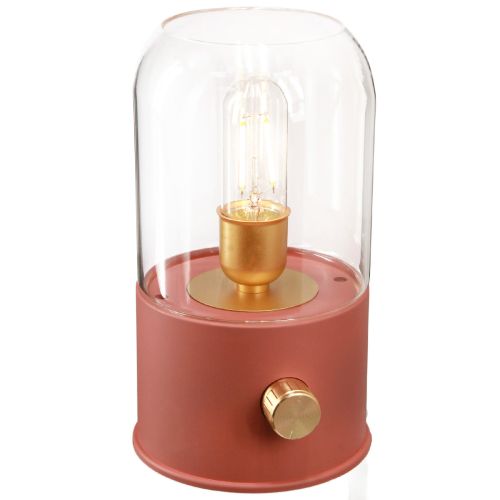 Floristik24 LED stolní lampa retro LED světlo teplé bílé hnědé H19,5cm