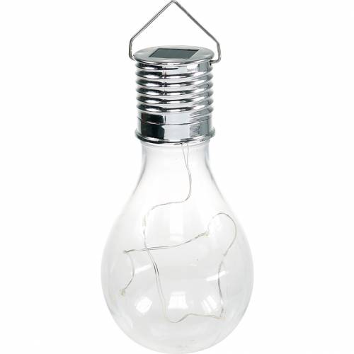 Floristik24 Zahradní dekorace solární LED žárovka teplá bílá H15cm 5ks