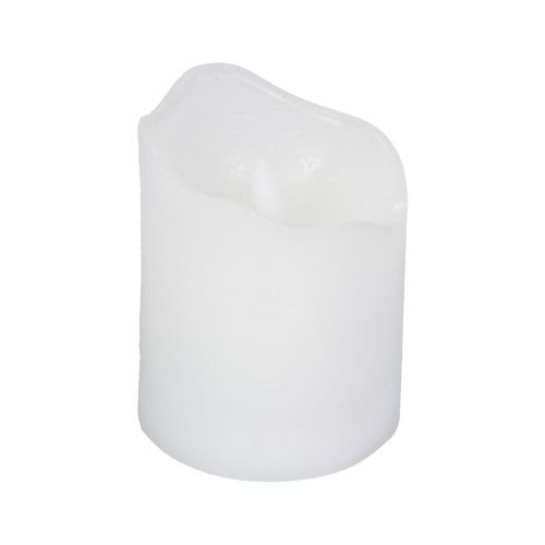 Floristik24 LED svíčka s časovačem svíčka z pravého vosku Ø7cm V9cm